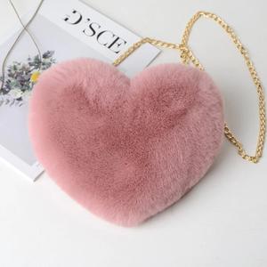 Love Bag Herzform in Weiß Grau Rosa Beige Schwarz Rot ideal für Abendkleid oder Girlsnight charmant und einzigartig