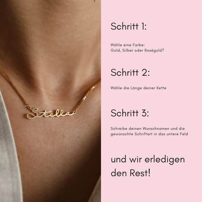 Personalisierte Namenskette